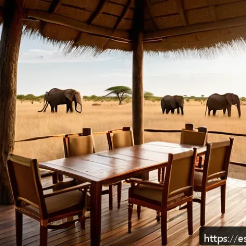 Home 30 보츠와나에서 가성비 좋은 숙소 찾기 - A cozy family lodge in Botswana nestled within a lush national park, featuring rustic wooden cabins ...